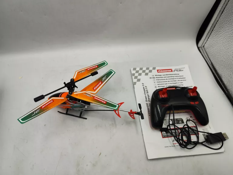 ZDALNIE STEROWANY CARRERA HELIKOPTER RC GREEN CHOPPER