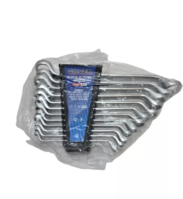 KLUCZE OCZKOWE GIĘTE 6-32 MM ZESTAW KLUCZY 12EL