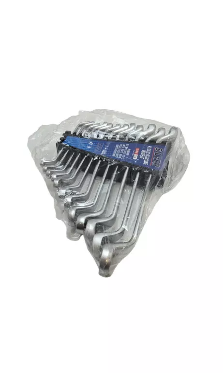 KLUCZE OCZKOWE GIĘTE 6-32 MM ZESTAW KLUCZY 12EL