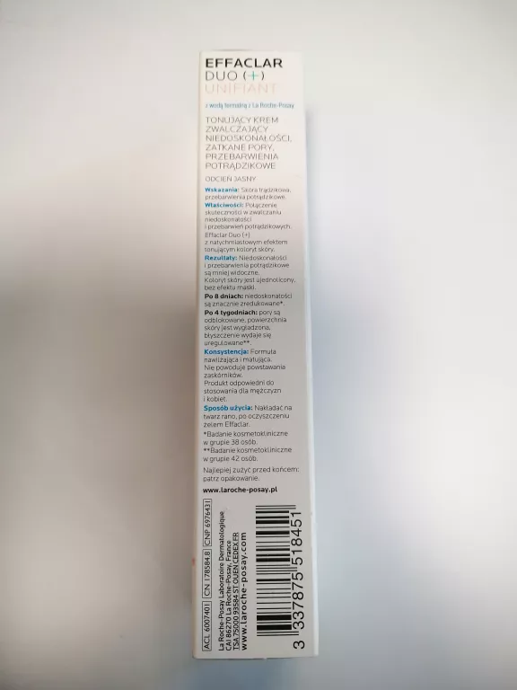 LA ROCHE POSAY EFFACLAR DUO UNIFIANT 40ML