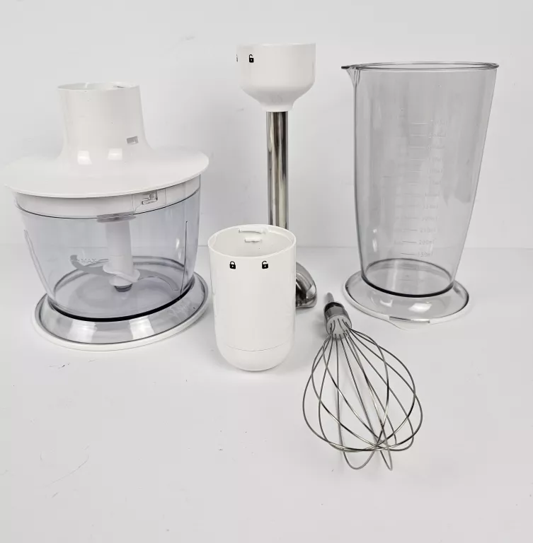! JAK NOWY ! BLENDER SILVERCREST 3W1 600W BIAŁY KOMPLET