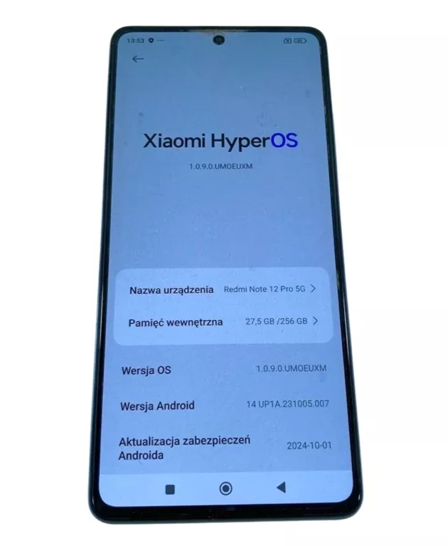 TELEFON XIAOMI REDMI NOTE 12 PRO 5G - 12 GB / 256 GB (PLAY)