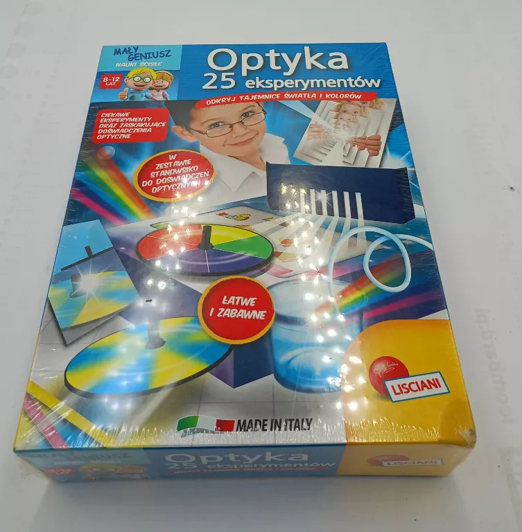 MAŁY GENIUSZ OPTYKA 25 EKSPERYMENTÓW JAK NOWA