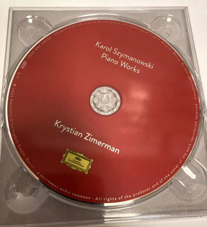 PŁYTA KRYSTIAN ZIMERMAN KAROL SZYMANOWSKI PIANO WORKS CD