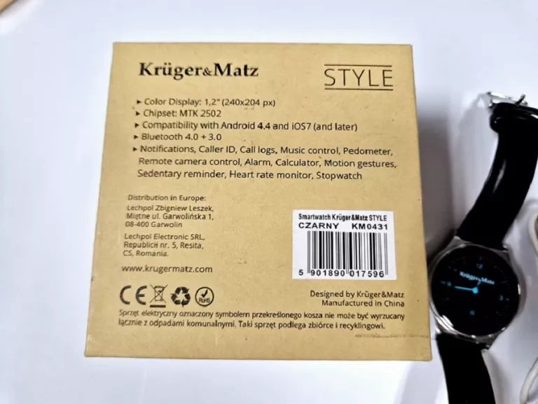 SMARTWATCH KRUGER MATZ KM0431 KOMPLET