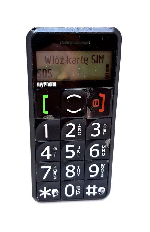 TELEFON MAX MY PHONE MODEL 1050 + ŁADOWARKA