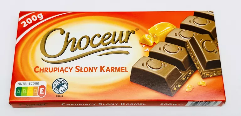 CZEKOLADA CHOCEUR CHRUPIĄCY SŁONY KARMEL 200 G