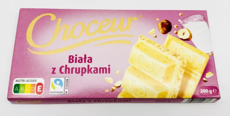 CZEKOLADA BIAŁA Z CHRUPKAMI CHOCEUR 200G