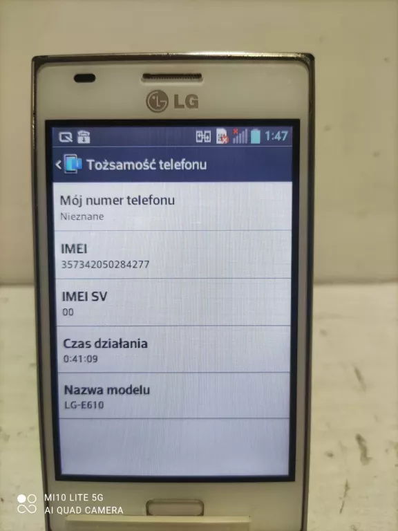 TELEFON LG SWIFT L3 E400