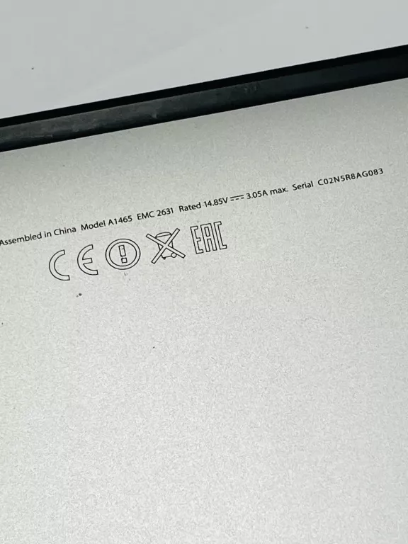 LAPTOP MACBOOK AIR 11 A1465 / 2014 / 4/128GB