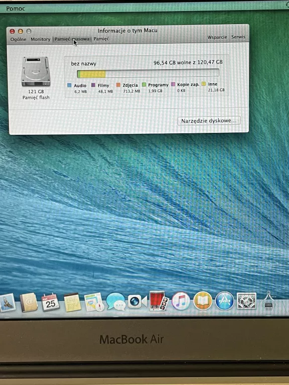 LAPTOP MACBOOK AIR 11 A1465 / 2014 / 4/128GB