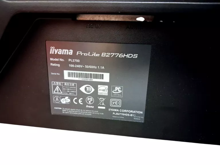 MONITOR IIYAMA PROLITE GB2773HS