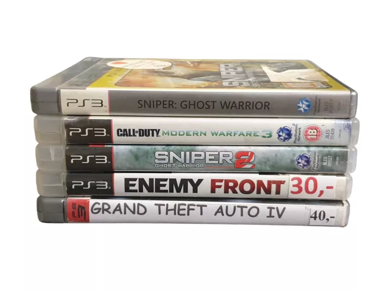KONSOLA SONY PLAYSTATION 3 PS3 SUPER SLIM 500GB + 2 PADY + 5 GIER