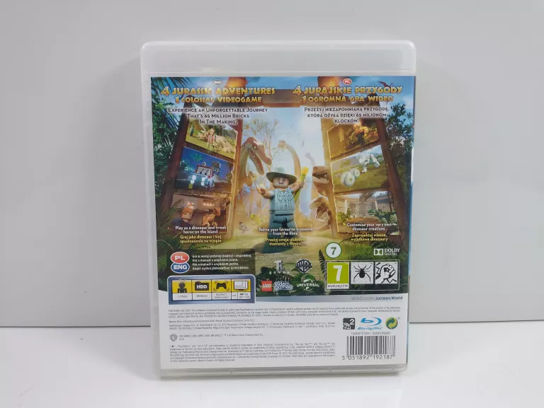 GRA PS3 LEGO JURASSIC WORLD