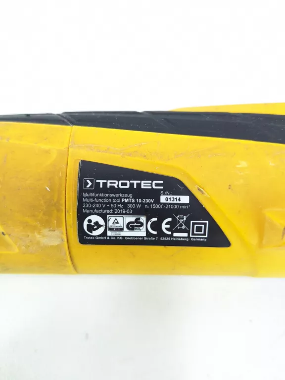 NARZĘDZIE WIELOFUNKCYJNE TROTEC PMTS 10-230V W WALIZCE