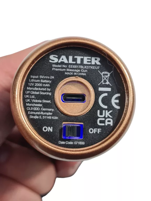 MASAGER SALTER Z NASADKAMI