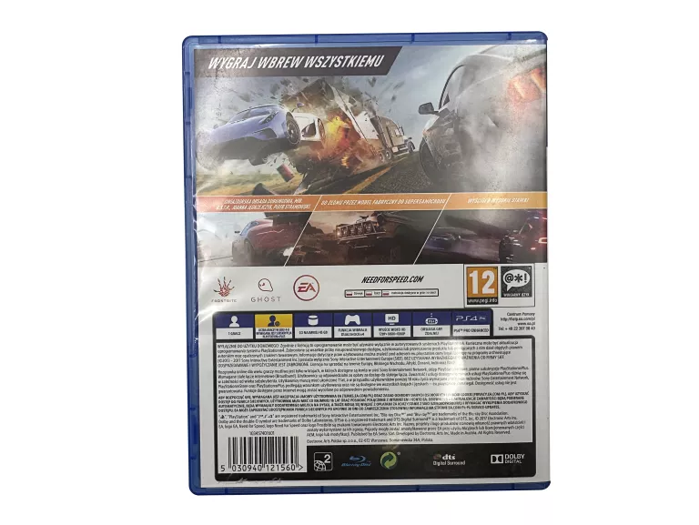 GRA NEED FOR SPEED PAYBACK PLAYSTATION 4 PS4