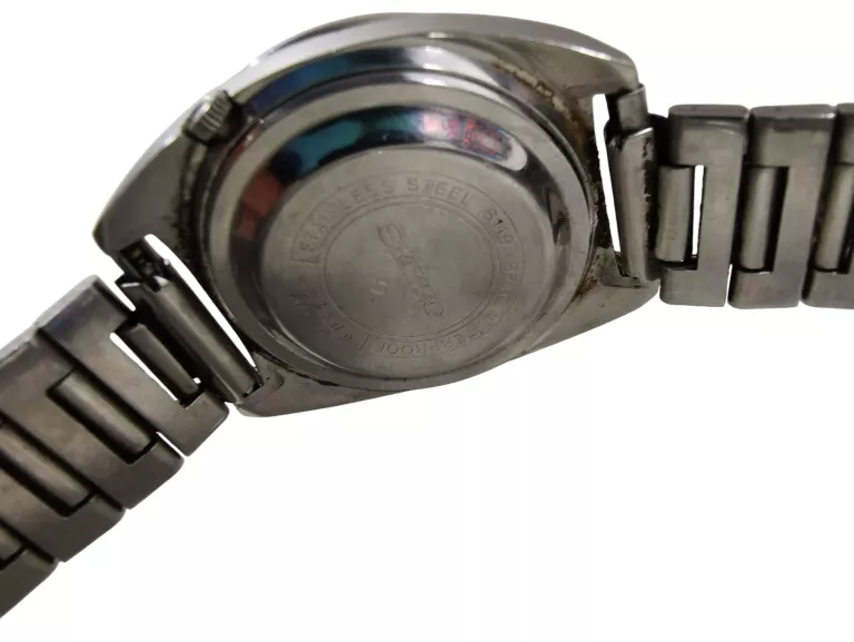 ZEGAREK SEIKO 5 AUTOMATIC AUTOMAT NIEBIESKA TARCZA 6119-8240