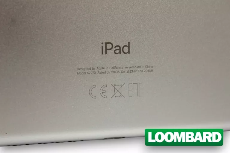 TABLET APPLE IPAD 10,2" (8TH GEN 2020) 128 GB A2270 WI-FI SILVER MYLE2FD/A