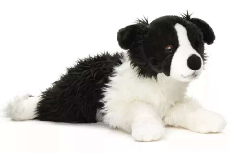 MASKOTKA UNI-TOYS PLUSZAK BORDER COLLIE CZARNO-BIAŁY PIESEK 64CM