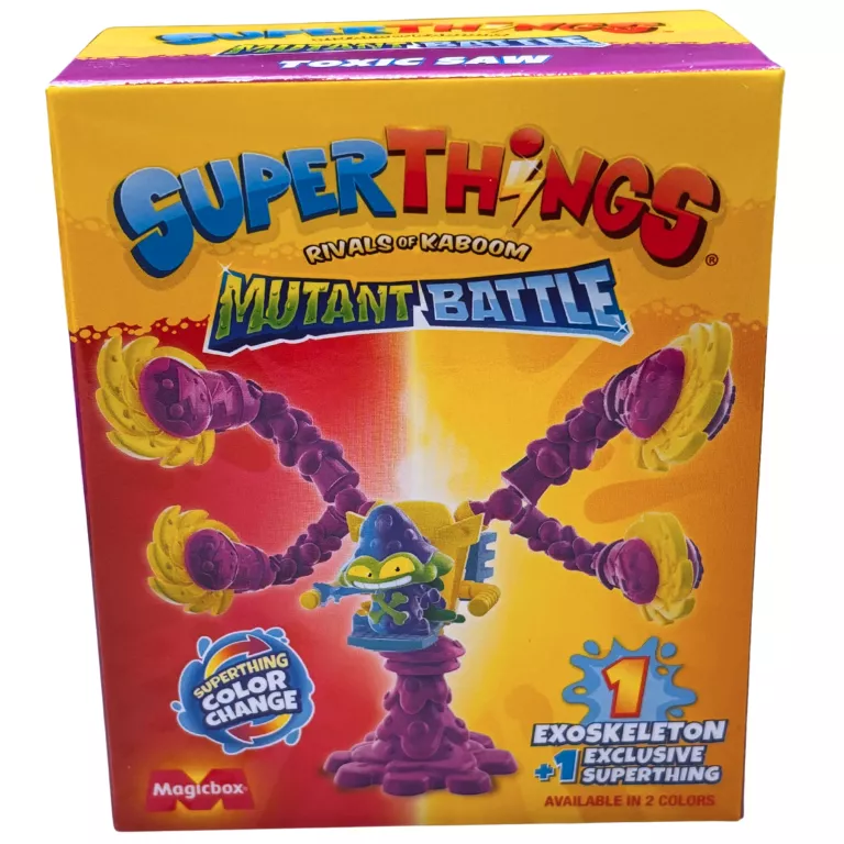 SUPER THINGS ZINGS 12 SERIA MUTANT BATTLE TOXIC SAW 8431618025895