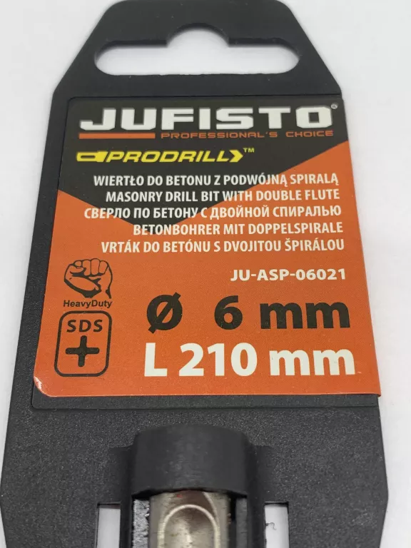 WIERTŁO DO BETONU JUFISTO 6MM X210MM