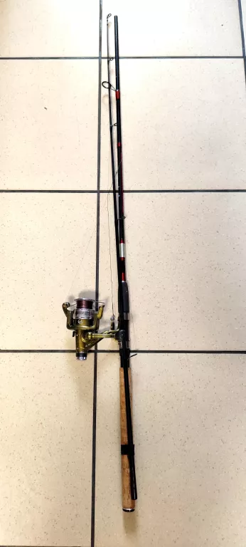 JAXON WĘDKA ZAFFIRA SPINNING 2,40M 10-40G (WJZFS24040)+FALCON RD40 ROBINSO