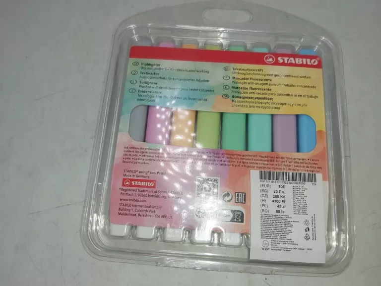 MAZAKI STABILO SWING COOL PASTEL 8 SZT