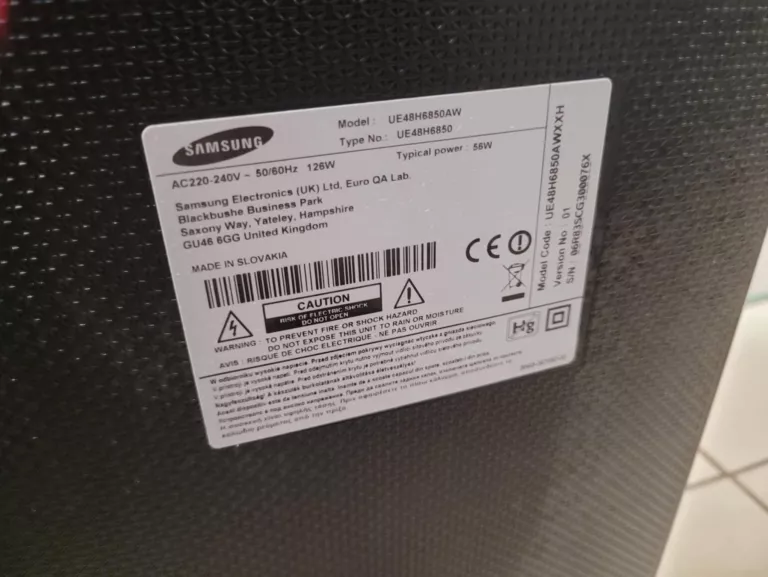 TV SAMSUNG UE48H6850