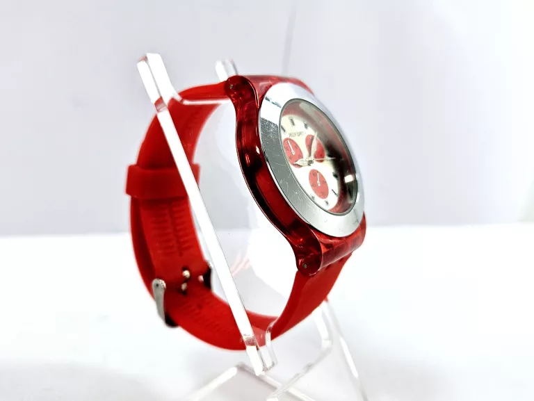 ZEGAREK JELLY WATCH CZERWONY