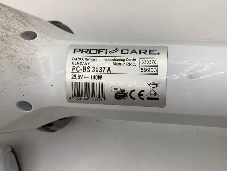 ODKURZACZ PIONOWY PROFICARE  PC-BS3037A