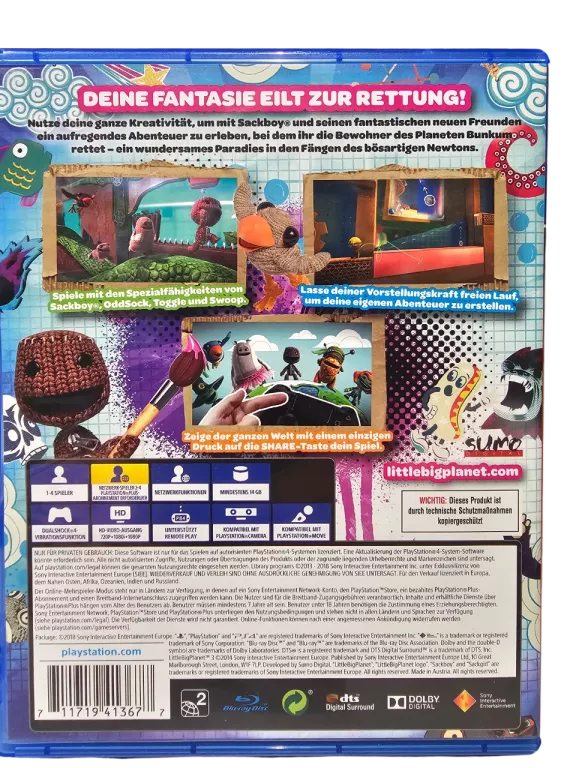 GRA PS4 LITTLE BIG PLANET 3