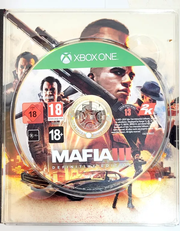 GRA XBOX ONE MAFIA TRILOGY