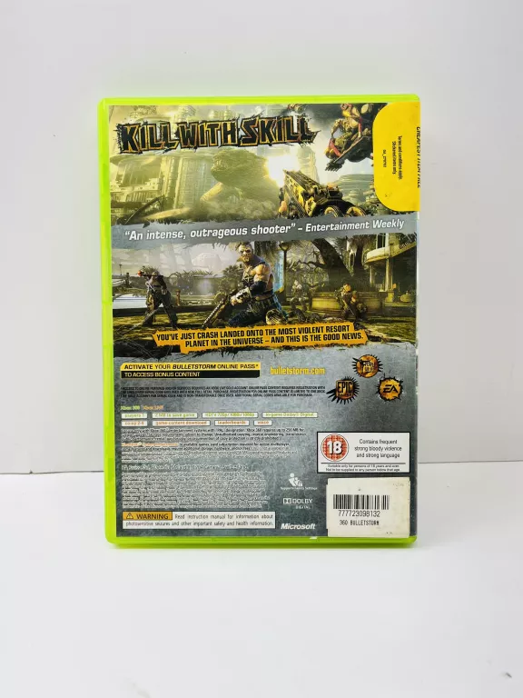 BULLETSTORM XBOX 360