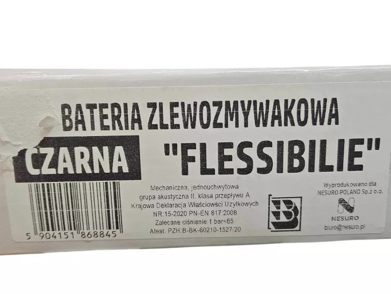 BATERIA ZLEWOZMYWAKOWA FLESSIBILIE