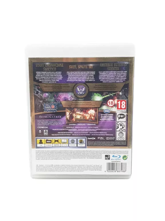 GRA SAINTS ROW IV SONY PLAYSTATION 3 PS3
