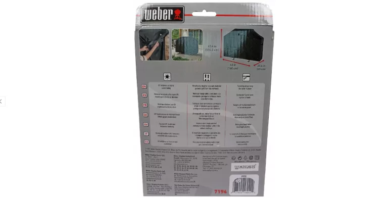 WEBER 7194 POKROWIEC NA GRILL PREMIUM 160X110X65CM/ NAJTANIEJ!