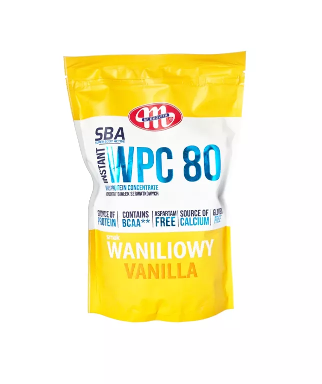 ODŻYWKA BIAŁKOWA MLEKOVITA SBA WPC80 INSTANT 700G WANILIA