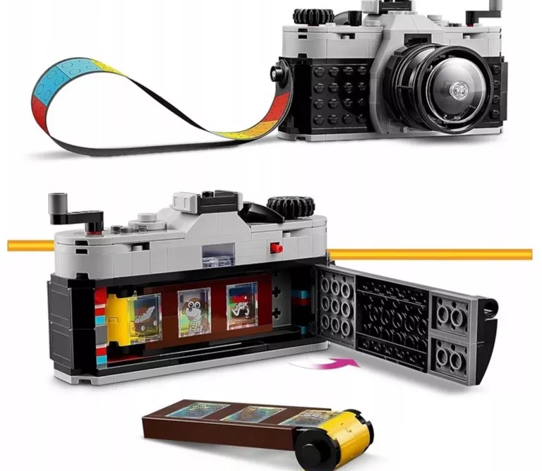 LEGO CREATOR 3W1 APARAT W STYLU RETRO KLOCKI 31147 KAMERA TELEWIZOR ZESTAW