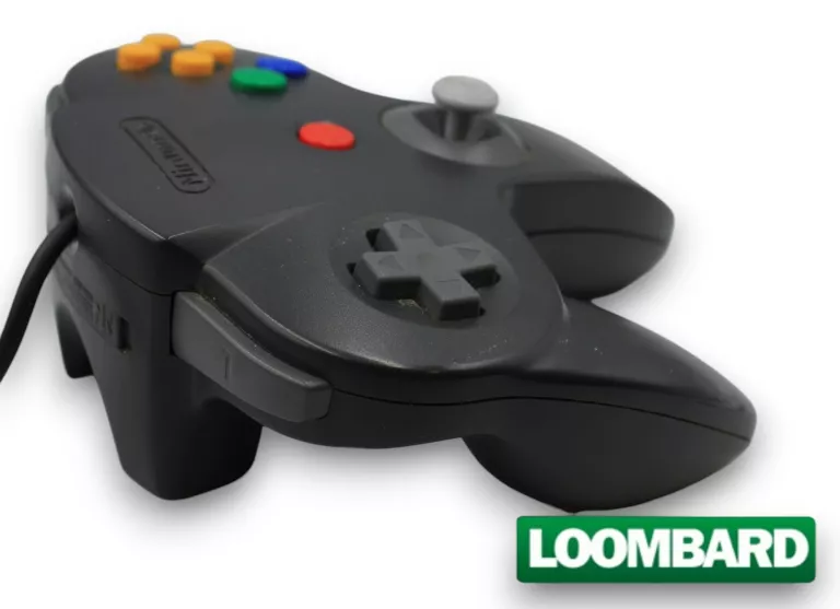 NINTENDO 64 PAD KONTROLER GAMEPAD ORYGINALNY N64 - CZARNY