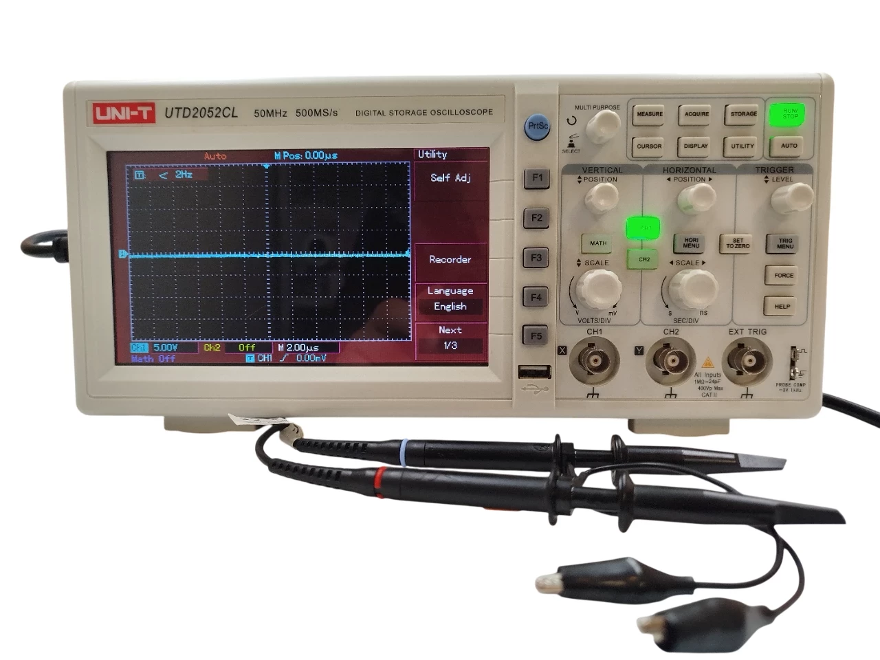 oscyloskop-uni-t-utd2052cl-oryginalne-sondy-pomiarowe-x1x10-kominka-19-rybnik-3w-silesia
