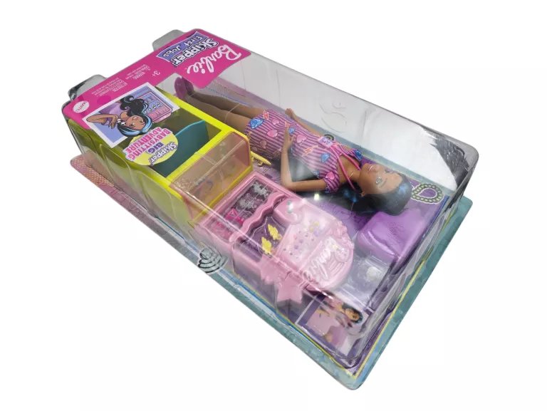 BARBIE LALKA SKIPPER PRZEKŁUWANIE USZU ZESTAW 3+