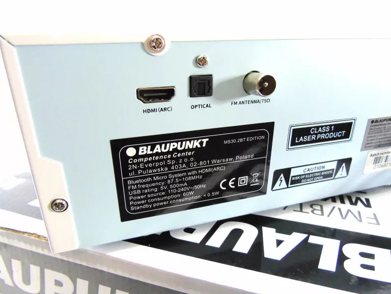 MINI WIEŻA BLAUPUNKT MS30.2BT KPL