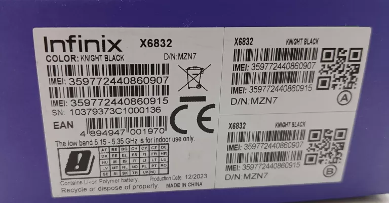 TELEFON INFINIX HOT 30 5G 128GB+ PUDEŁKO !JAK NOWY!