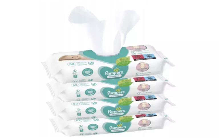 CHUSTECZKI NAWILŻANE PAMPERS SENSITIVE 4 X 52 SZT