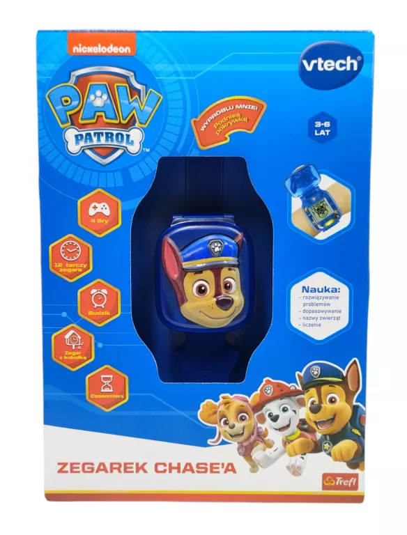 ZEGAREK VTECH PSI PATROL CHASE NIEBIESKI 61801