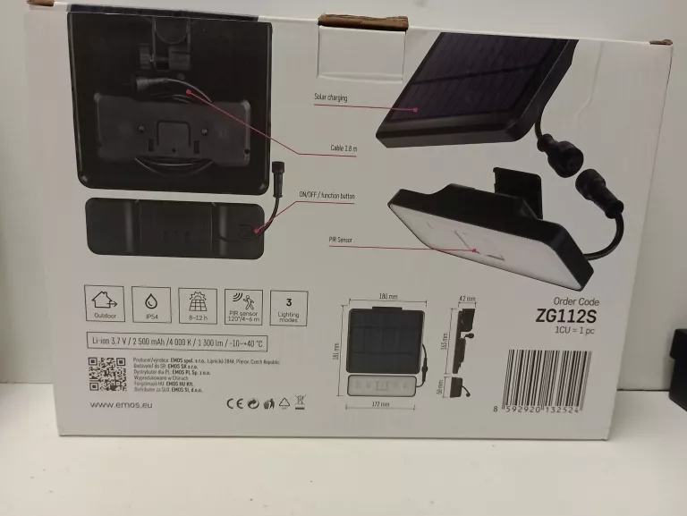 EMOS LED SOLAR FLOODLIGHT