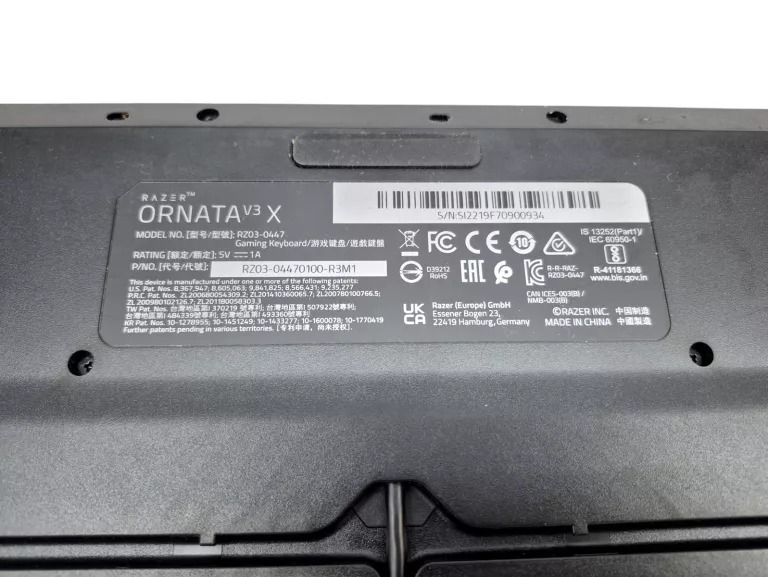 KLAWIATURA GAMINGOWA RAZER ORNATA V3 X