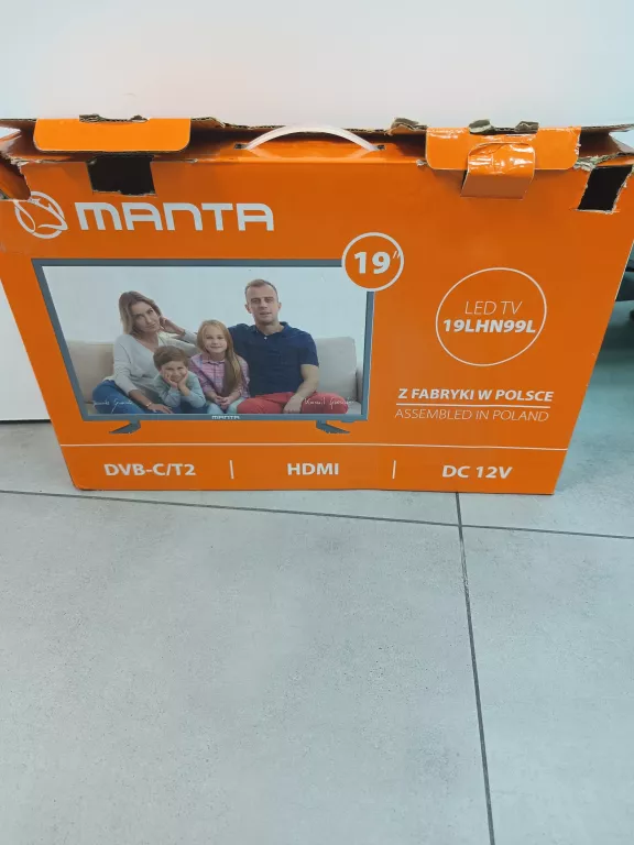 TELEWOZOR MANTA 19 CAL +PUD +STOPKA
