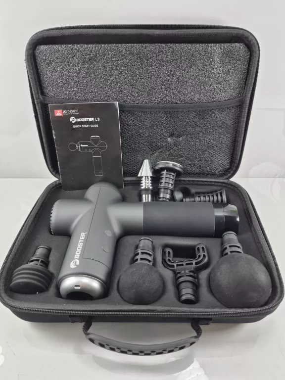 PISTOLET DO MASAŻU BOOSTER KOMPLET